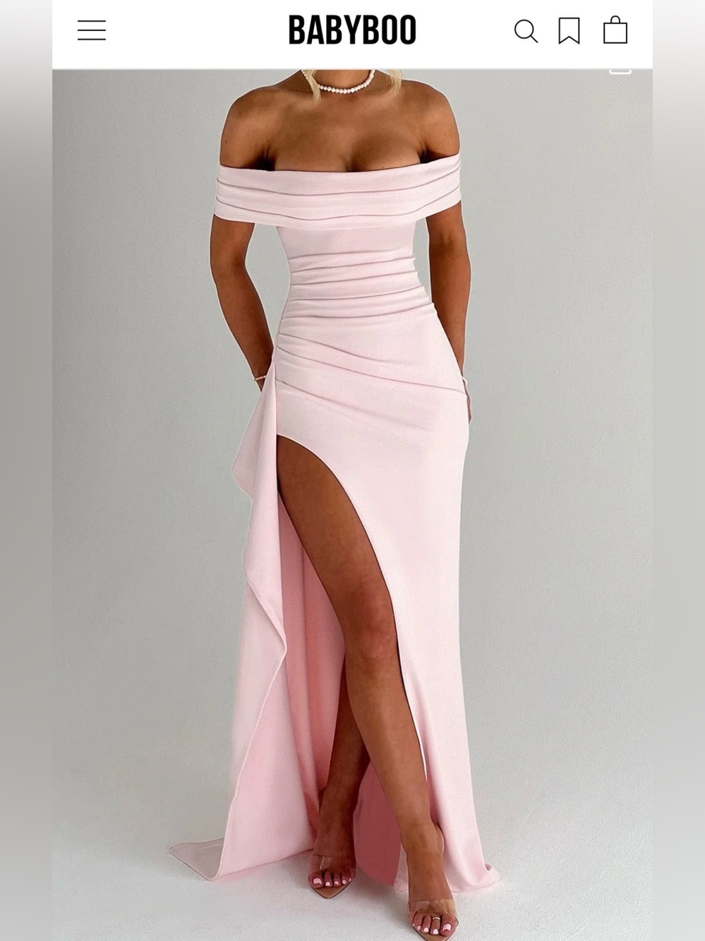 BABYBOO $150msrp NEW XS BLUSH JOYCE DRESS